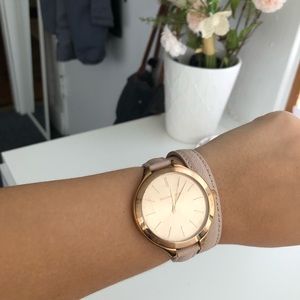 Rose gold Michael Kors watch